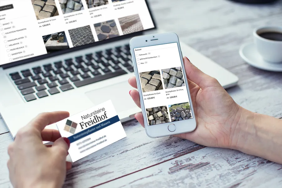 Natursteine Freidhof seamless cross-platform experience